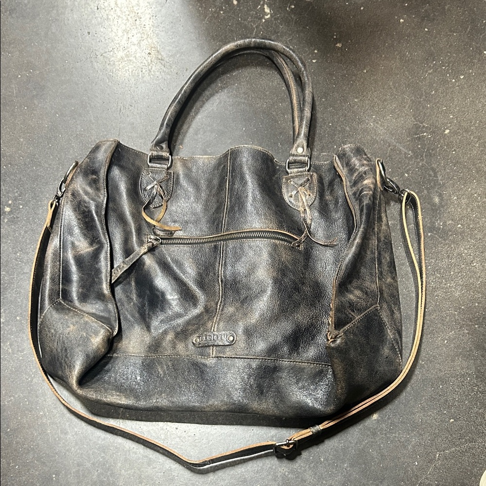 Bed Stu Rockaway Tote Black Lux